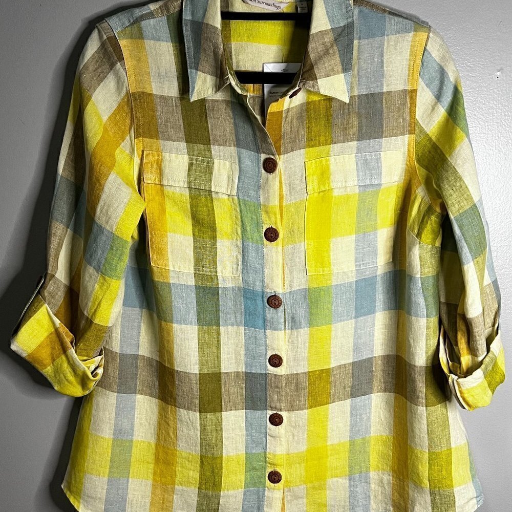 Soft Surroundings Avalon Shirt Size S